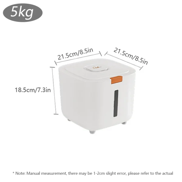 Pet food storage barrel